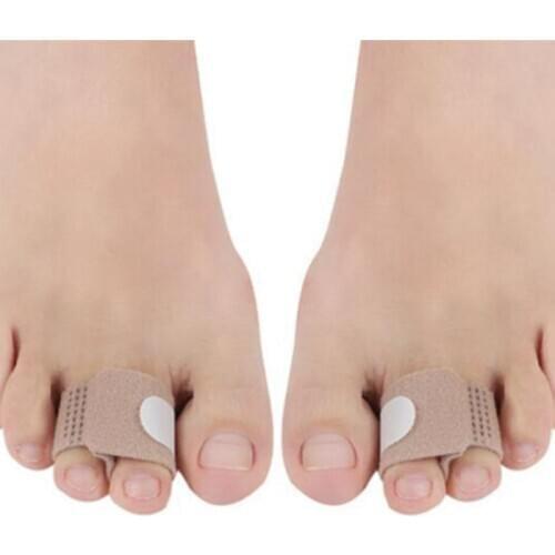 Fabric Toe Finger Straightener Hammer Toe Hallux Valgus Corrector Bandage Toe Separator Splint Wrap Foot Stretcher Care Tool