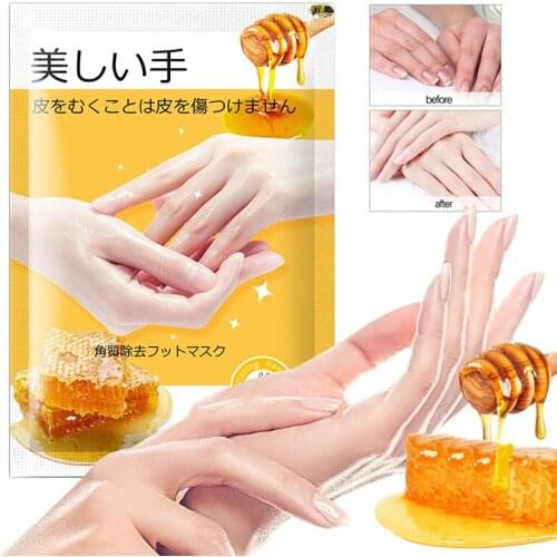 2packs Hand Mask Moisturizing Gloves Whitening Hand Spa Skin Care Anti-Wrinkle Nourish Paraffin Wax Exfoliating Hand Masks