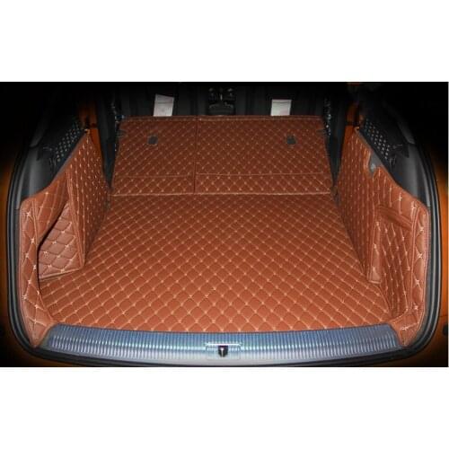 High quality special Full set car trunk mats for Audi Q3 -2011 waterproof cargo liner mats boot carpets for Q3 2015 styling