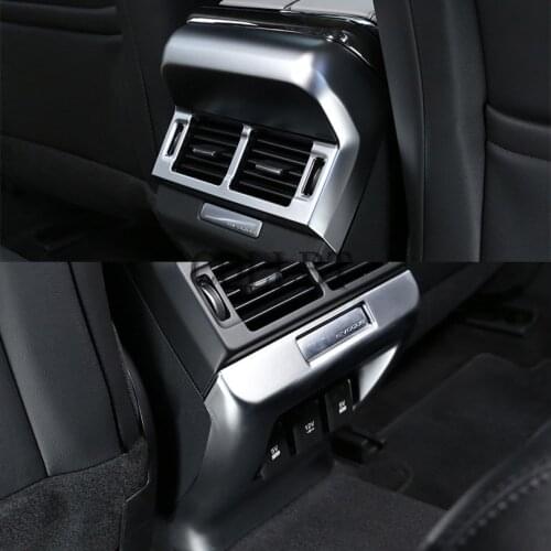 For Range Rover Evoque L551 2020 ABS Chrome Rear Air Outlet Vent Protection Frame Cover Trim Car Accessory