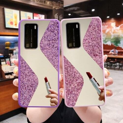 Bling Mirror Case For Huawei Honor 8A 8X 9A 9S 9X 10 Lite Y6 Y7 Y9 Prime Y5P Y6P Y7P P30 P40 Lite E Pro P Smart Plus Z 2019 Case