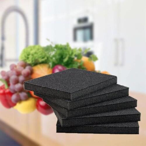 1/5pcs Black High Density Emery Cleaning Sponge Removing Rust Rub Clean Tool Household Kitchen Cleaning Accessories Dropshipping