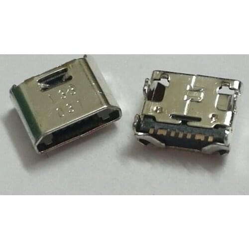 100pcs Micro USB 7pin mini Connector Mobile Charging port For Samsung Galaxy Tab 3 Lite SM-T110 7.0 I9082 I9080 I879 I8552 I869