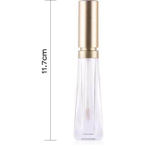 11ML Empty Clear Lip Gloss Tube Lips Balm Bottle Brush Container Beauty Tool Mini Refillable Bottles Lipgloss Tubes 1pc