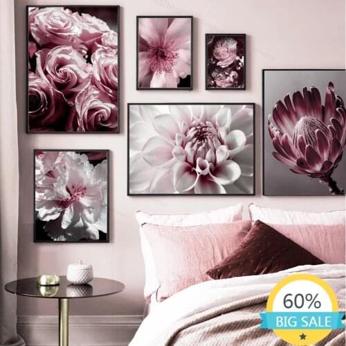 Diamond Painting Peony Rose Flower Wall Art Diamond Embroidery Full Square Round Mosaic Cross Stitch Kits Home Decor Gift
