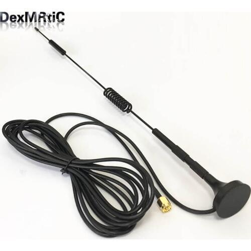 4G LTE 3G CDMA GPRS GSM sucker antenna 10dbi high gain 3m extension cable SMA male connector