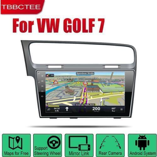 TBBCTEE Android 2 Din Auto Radio For Volkswagen VW GOLF 7 2013~2019 Car Multimedia Player GPS Navigation System Radio Stereo