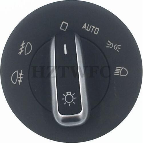 Free Shipping 1Z0941431K FOR SKODA OCTAVIA II 04-13 HEADLIGHT FOG LIGHT SWITCH AUTO CHROME