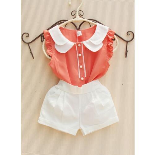 Girls Blouses Summer Children Clothes Solid Color Kids Chiffon Ruffle Shirts 2020 Fashion Teenage Sleeveless Blouse 4 8 12 16T
