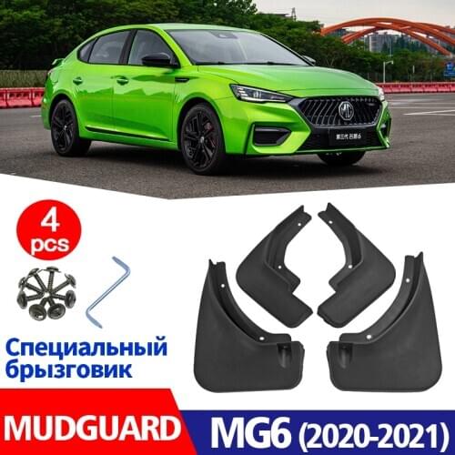 Mudflaps FOR MG6 2020 2021 Mudguards Fender Mud Flap Guard Splash Mudguard Car Accessories Auto Styline Front Rear 4pcs