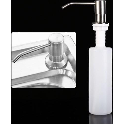 Kitchen Sink Soap Dispenser Accessories Dishwashing Basin Pool 304 Stainless
