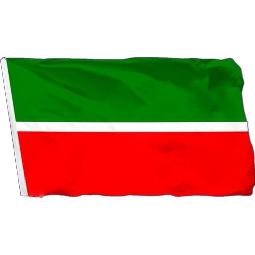 Tatarstan Flag Russia State Flag 150X90CM 100D Polyester 3x5FT brass grommets custom flag