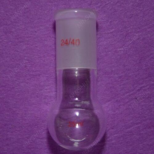 25ML Single Neck Round Bottom Flask, Heavy Wall,24/40 Joint,lab Glassware Flask