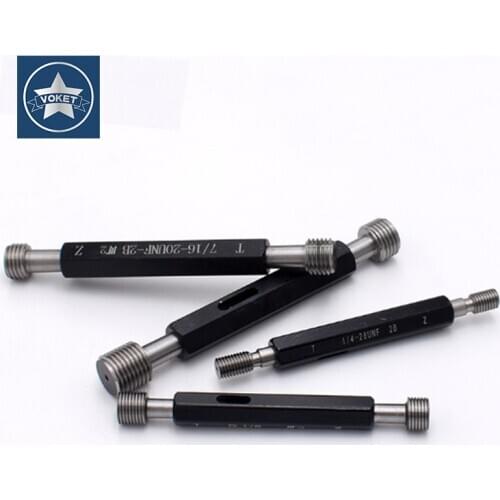 VOKET Steel Mer-cury Gage ST UNC UNF Machine Thread Plug Gauge High Quality wholesale S T 2-56 4-40 6-32 1/4-20 3/8-16