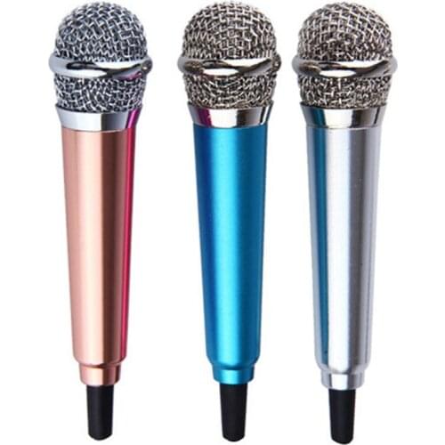 Mini Microphone with Omnidirectional Stereo Mic for Voice Recording,Chatting and Singing on Apple Phone,Android
