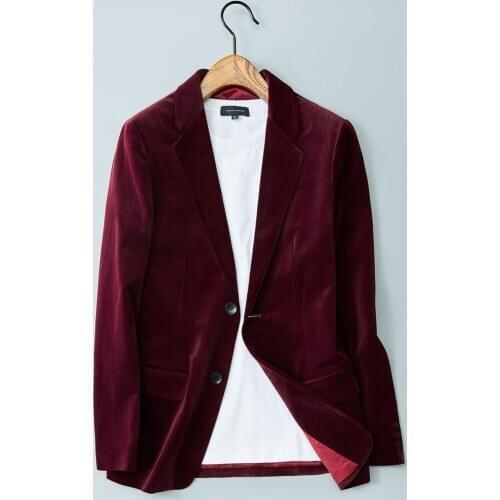 Blazer Mens Classic Wine High Quality Black Vintage Velvet Jacket Cotton Casual Coats Men Jackets X8