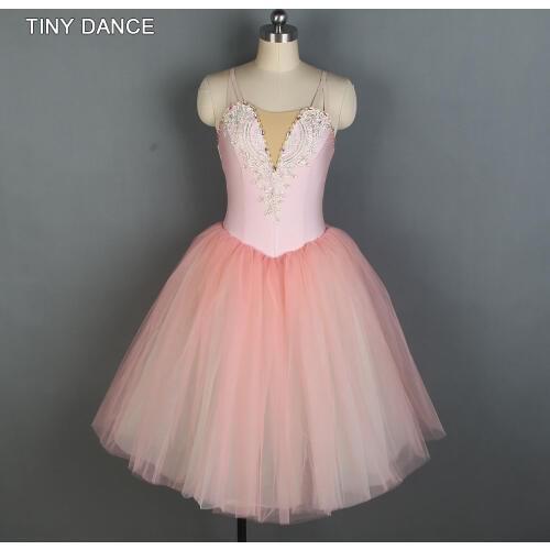 New Arrival of Girls and Women Romantic Tutu Skirt Spandex Bodice with Layers of Soft Tulle Tutus Ballet Dance Tutu Dress 19834