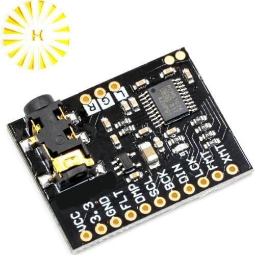 New PCM5102A DAC Sound Card Board pHAT 3.5mm Stereo Jack 24 Bits Digital Audio Module for Raspberry Pi ES9023 PCM1794 Connector