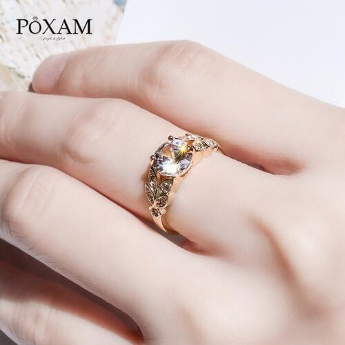 POXAM Rings With Crystals