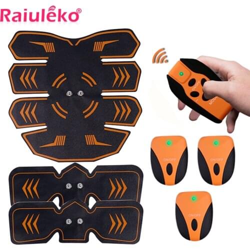Muscle Stimulator Fitness Body Slimming Fat Burning Machine Ems Trainer Abdominal Myostimulator Fitness Exercise Remote Control