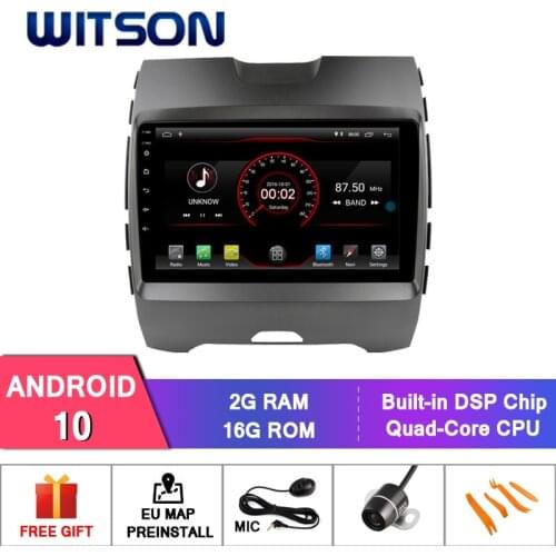 WITSON Android 10.0 CAR DVD SYSTEM for FORD EDGE 2015-2018 car dvd player link/DAB support