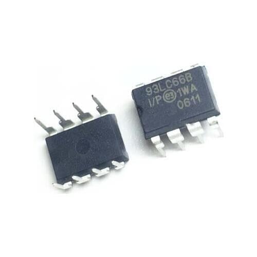 10PCS/lot 93LC66B 93LC66I/P 93LC66 DIP-8