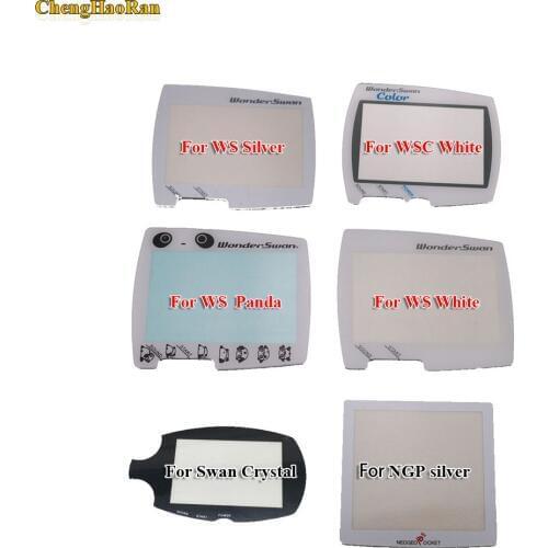 12PCS Handheld game player Plastic Screen Replacement For WS WSC Protective Cover For Wonder Swan Crystal Screen Lens Protector