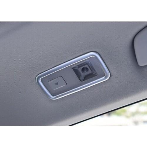 For Tiguan MK2 2016 2017 2018 Car rear reading Lampshade frame Cover trim Sticker accessories car styling 2pcs