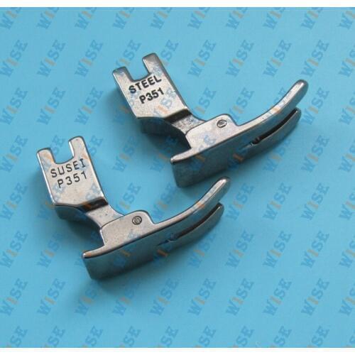 Industrial Sewing Machine Hinged Regular Presser Foot with Extended Heel #P351=52427 2PCS