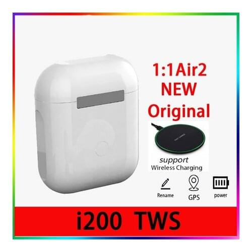 2021 Original i200 Tws 1:1 GPS Rename Wireless Bluetooth Headsets 003D