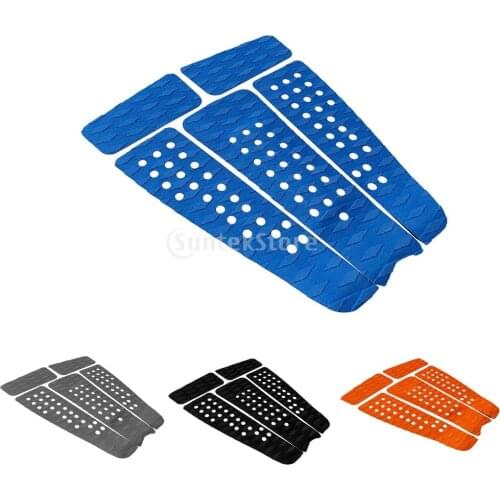 5Pcs/Set Adhesive & Non-slip EVA Front Foot Traction Pad for Surfboard / Skimboard / Kiteboard / SUP / Shortboard / Paddle Board