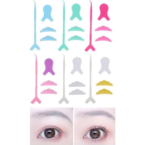 Eyelash Lifting Kit Accessories Silicone Perm Pads Y Shape Brush Perming Sticks New
