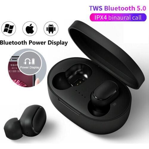 A6S Wireless Earphone For Airdots Earbuds Bluetooth 5.0 TWS Headsets Noise Cancelling Mic For iPhone Huawei Samsung Xiaomi Redmi