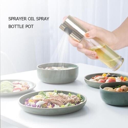 Kitchen Oil Sprayer Bottle Oil Dispenser Stainless Steel Kitchen Cooking Seasoning Tools Accessories 2020 New