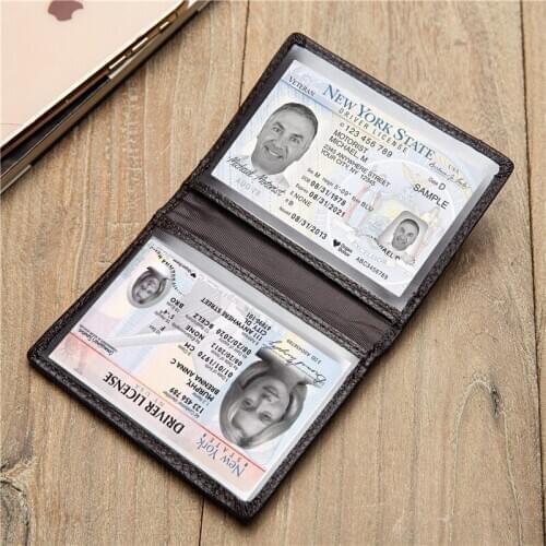 Bycobecy Credit ID Card Holder Case Womens Purse New Cow Leather mens Wallet Unisex Fashion Purse 2020New Slim Mini Money Bags