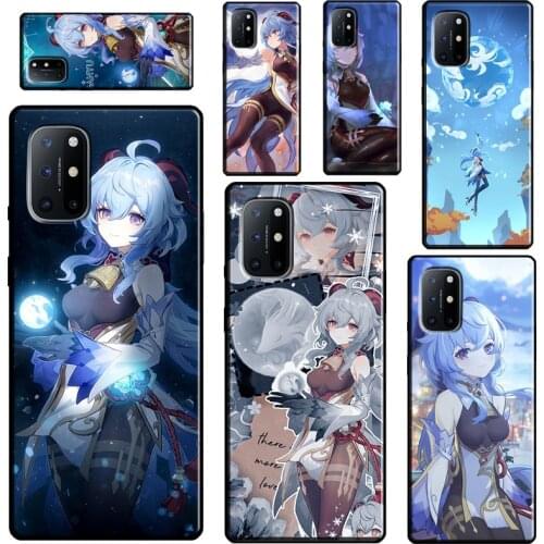 Ganyu Genshin Impact For OnePlus 9 Pro 7 8 Pro 7T 8T 9R Case For Realme 8 Pro GT C3 C15 C21 Q3 6 7 Pro 7i Cover