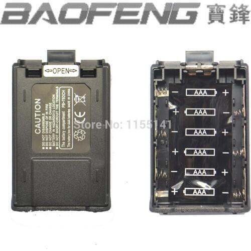 Two way Radio Battery Case For BAOFENG UV-5R/5RE PLUS/5RA/5RB/5RC/5RD/5RE/ TYT F8 / Ham Radio With Free Shipping