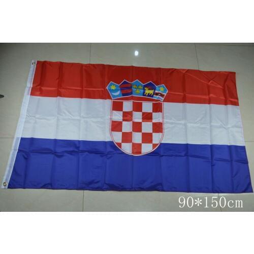 Flag 150x90cm New 100% Polyester Croatia Flag
