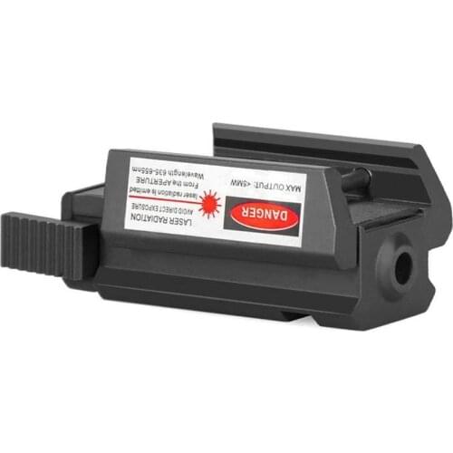 Mini Red Laser Light 1mw Mini Riflescope Sight 20mmle Tactical CompactLaser Laser Detection Arsoft Gun for Hunting