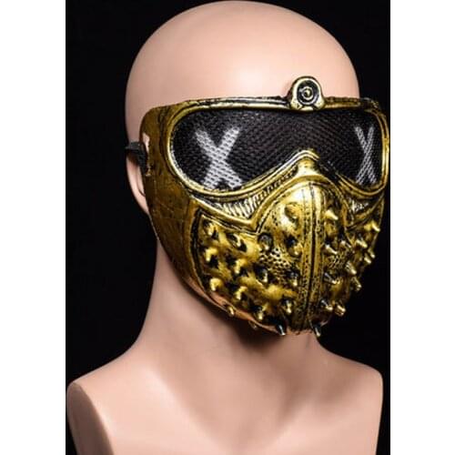 New 100pcs/lot Street Dance Ghost Step Personality Death Cool Masks Halloween Punk Devil Cosplay Watch dogs 2 Mask