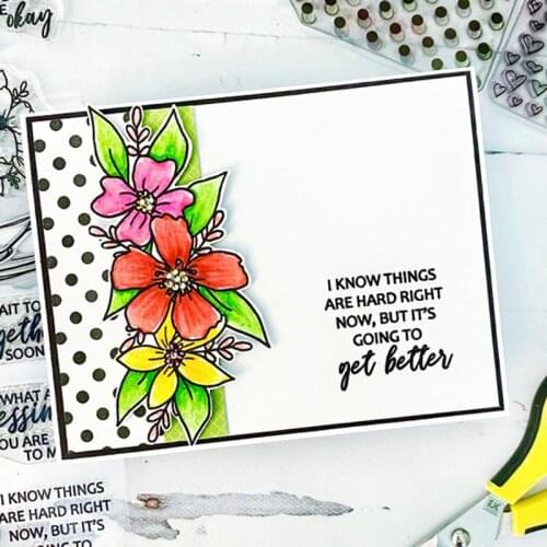 2020 New Blooming Flowers Metal Cutting Dies&Cordinating Stamps For Scrapbooking Craft Die Cut Card Making Embossing Stencil