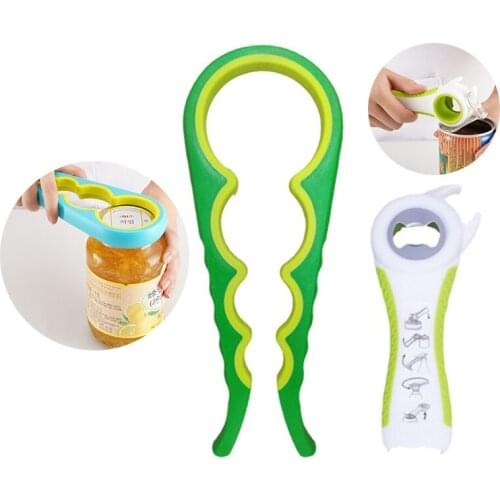 2PC Stainless steel Lid Jar Opener Screw Cap Bottle Opener Manual Nonslip Twist Cap Bottle Launcher Opener Kitchen Gadget