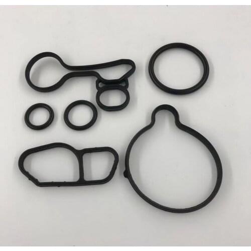 LUJ LFF Engine Oil Cooler Gaskets 55566784 55565385 55568536 55568539 for Chevrolet Cruze Sonic Trax Encore 1.4T Astra 0650041