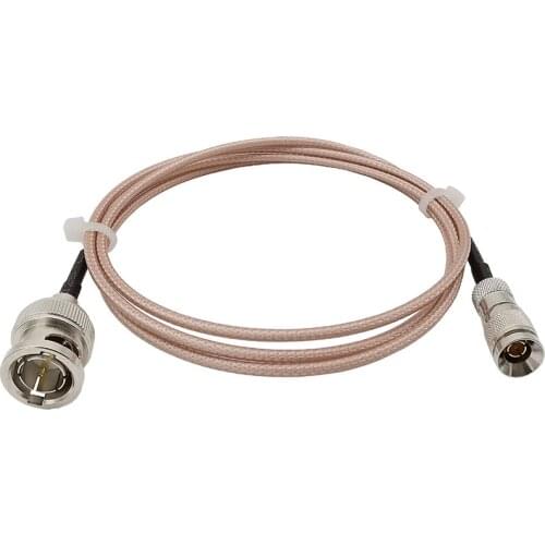 1Piece DIN 1.0/2.3 Mini BNC Male to BNC Male Plug 75ohm RG179 Cable Connector for BMCC Blackmagic HD SDI Vedio Camera Camcorder