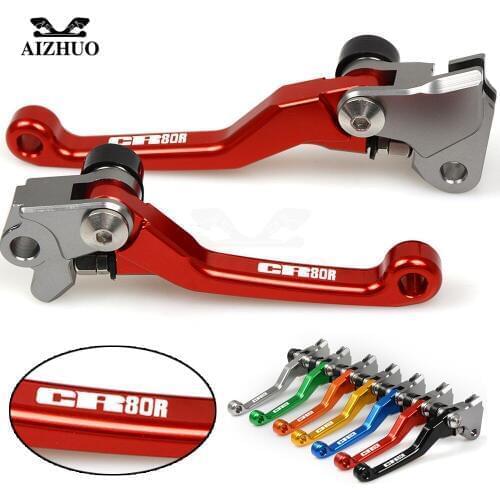 Motorcycle Motocross dirt bike CNC Pivot Brake Clutch Levers for honda CR80R 1998 1999 2001 2002 2003 2004 2005 2006 2007