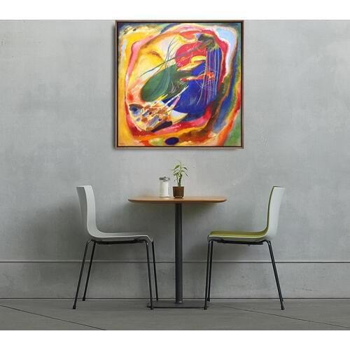 Home Decoration Print Canvas Art Wall Pictures Poster Canvas Printings Square Paintings Russian Wassily Kandinsky