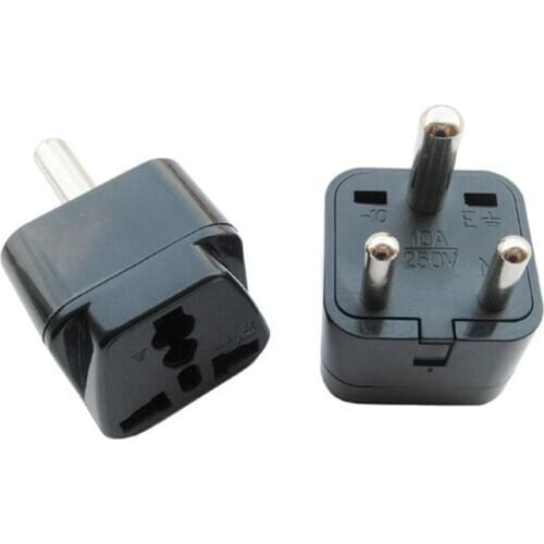 Universal UK/US/EU/AU to Small South Africa 3 pin Travel Power Adapter Plug