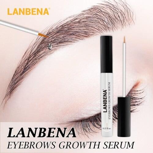 LANBENA Eyebrows Enhancer Rising Eyebrows Growth Serum Eyebrow Growth Liquid Makeup Eyebrow Longer Thicker Cosmetics Make Tools