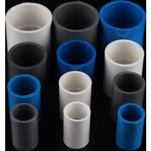 10pcs PVC Pipe Connector PVC Quick Connector Agriculture Garden Irrigation Water Hose Fittings PVC Tube Equal Coupling Adapter