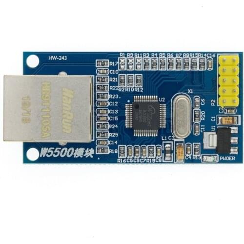 10pcs W5500 Ethernet network module hardware TCP / IP 51 / STM32 microcontroller program over W5100